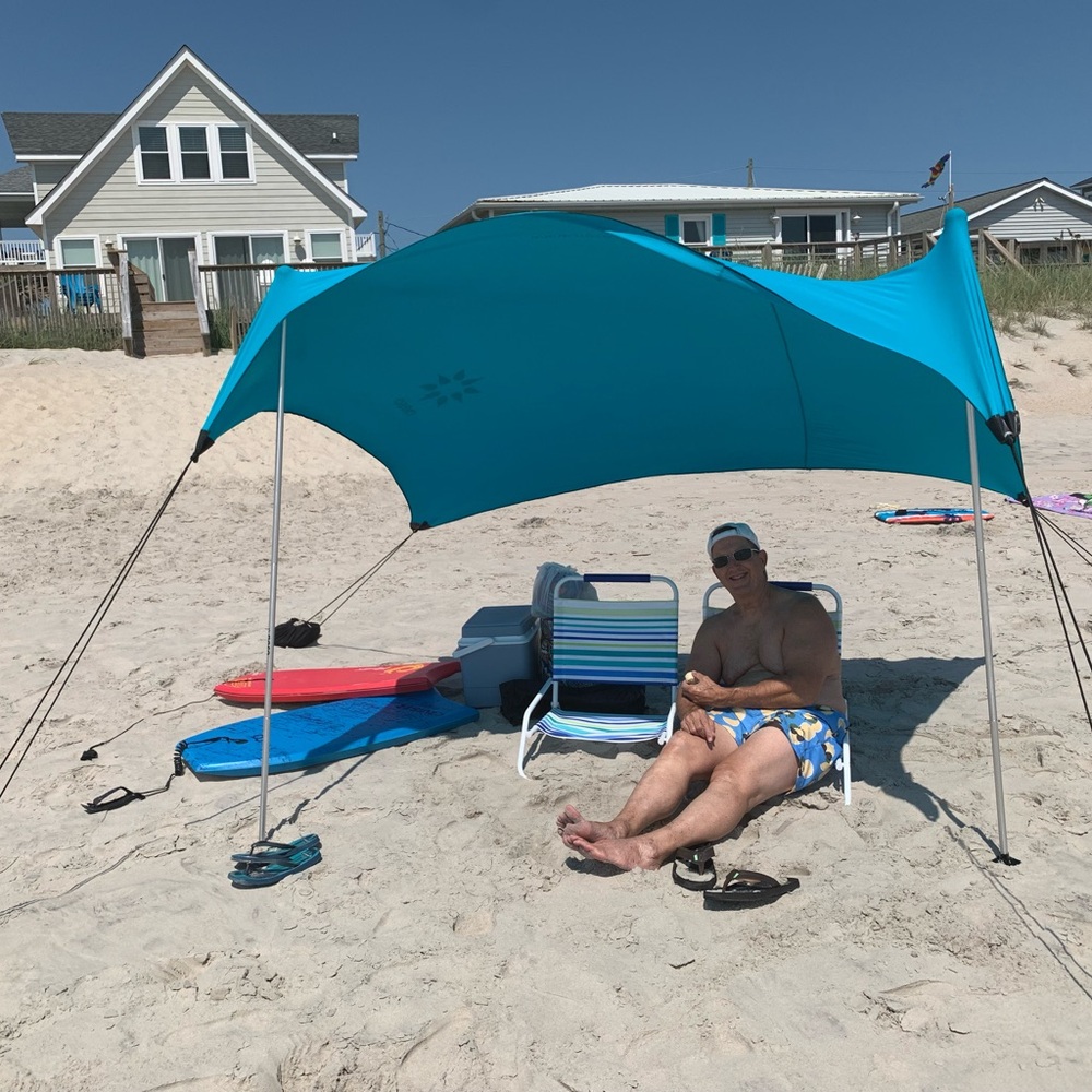 Blue Beach Sunshade Canopy
